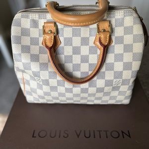 Louis Vuitton Speedy 25 Damier Azur